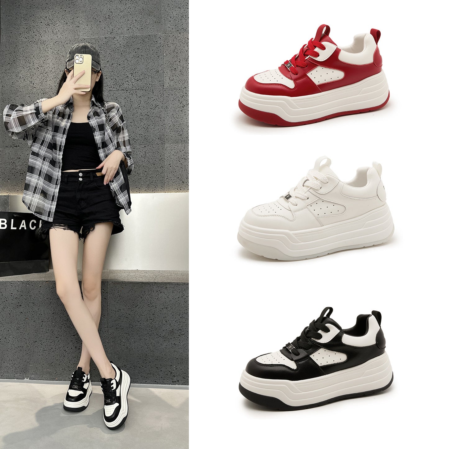 Pretty Comfortable Women's Autumn Breathable Platform Women's Casual Shoes