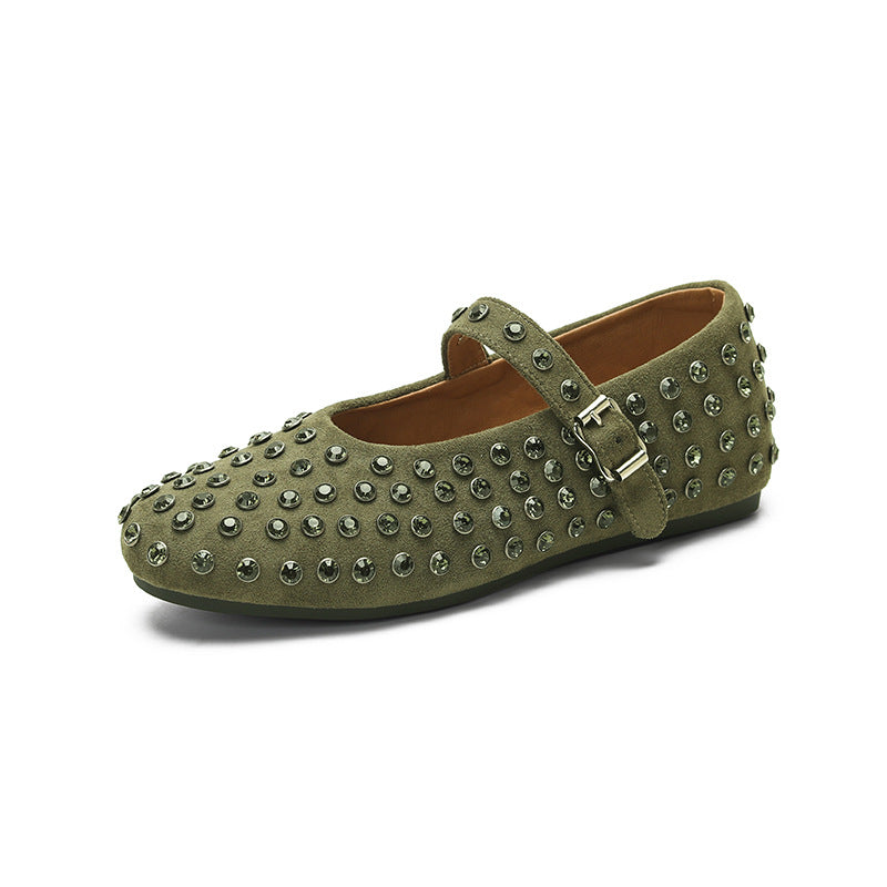 Mouth Round Head Soft Comfortable Mary Casual Shoes