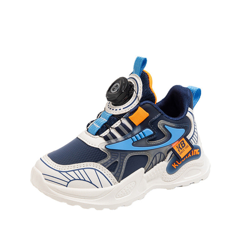 Rotating Buckle Waterproof Fashion Surface Daddy Kid's Sneakers