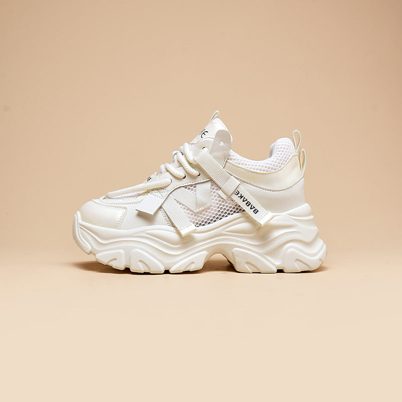 Women's Mesh Breathable Clunky Summer Fashion Platform Sneakers