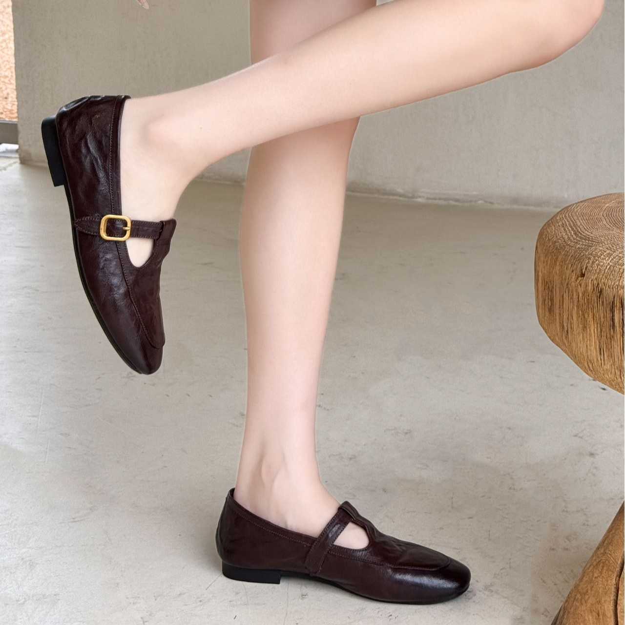 Women's Jane Flat Low-cut Soft Bottom Low Women's Fashion Shoes