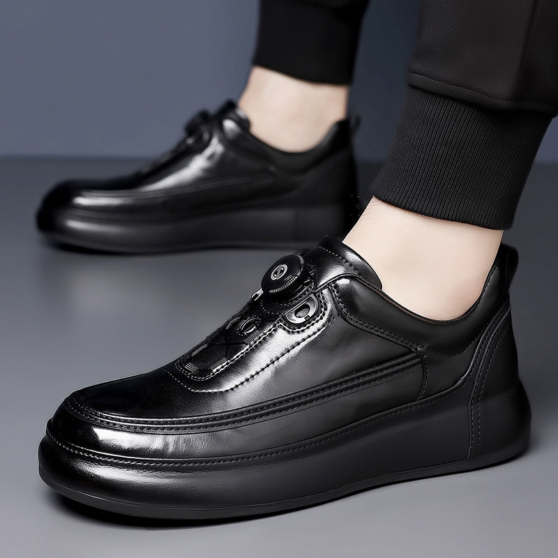 Men's Autumn Rotating Buckle Vintage Skateboard Lightweight Platform Men's Casual Shoes