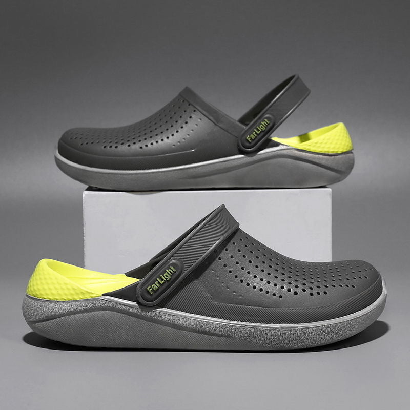 Men's Hole Summer Pump Soft Bottom Breathable Sandals