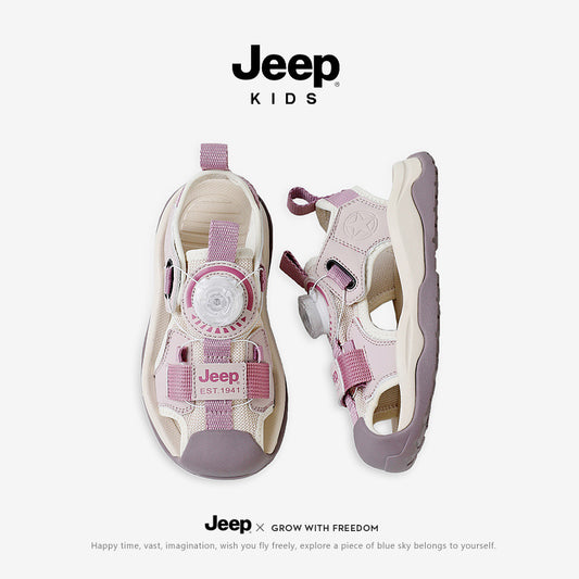 Children's Toe Box Soft Bottom Summer Rotating Kid's Sandals