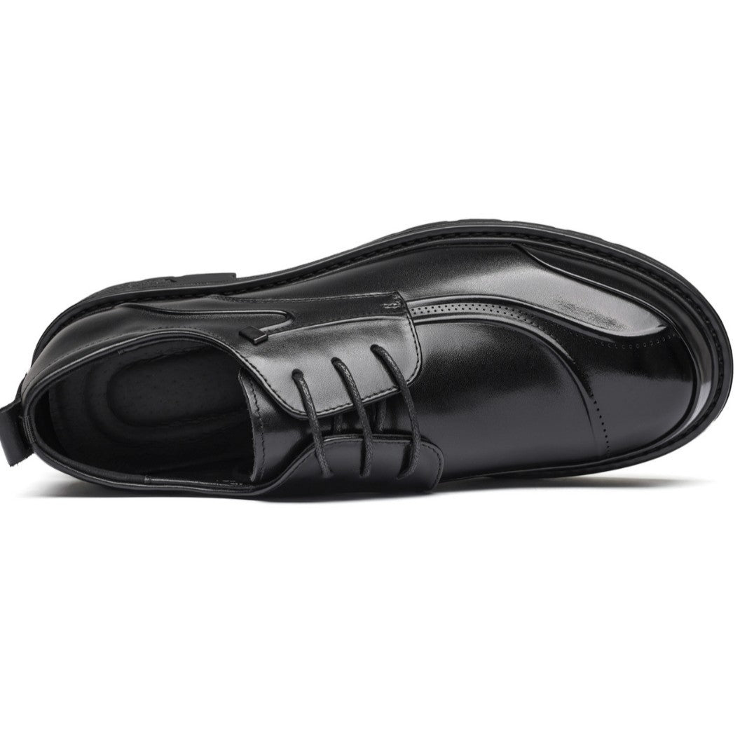 Men's First Layer Cowhide Business Commuter Big Men's Shoes