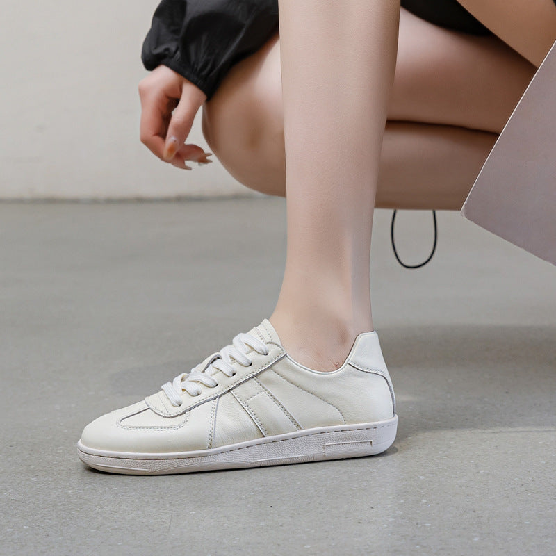 Women's & Men's Top Layer German Training Couple Sports Flat Sneakers