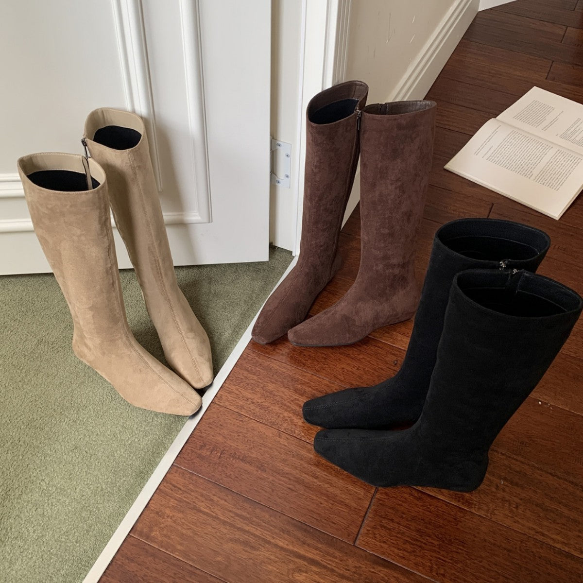 Long Female Below The Knee Tall Boots