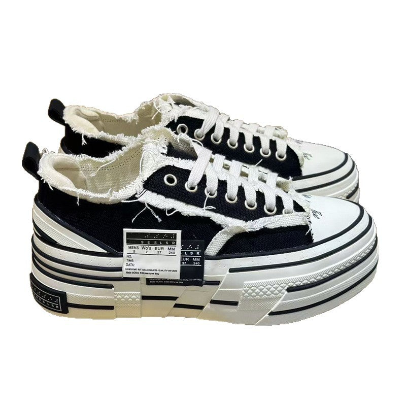 Women's Double Standard Beggar For Lovers Trendy Women's Canvas Shoes