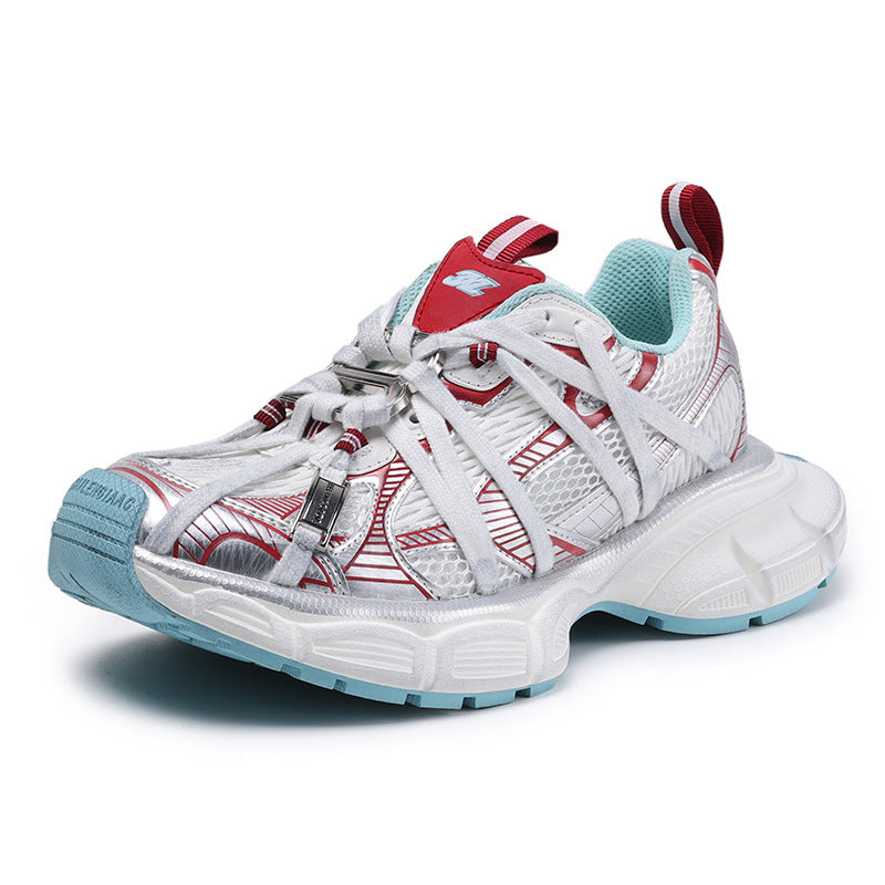 Women's Paris Spider Strap Dad Summer Versatile Mesh Sneakers