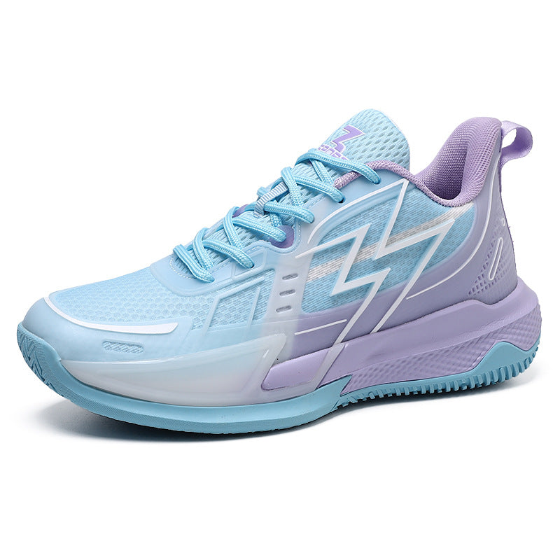 Women's & Men's For Korean Style Fashionable Mesh Breathable Basketball Luminous Shock Men's Sports Shoes