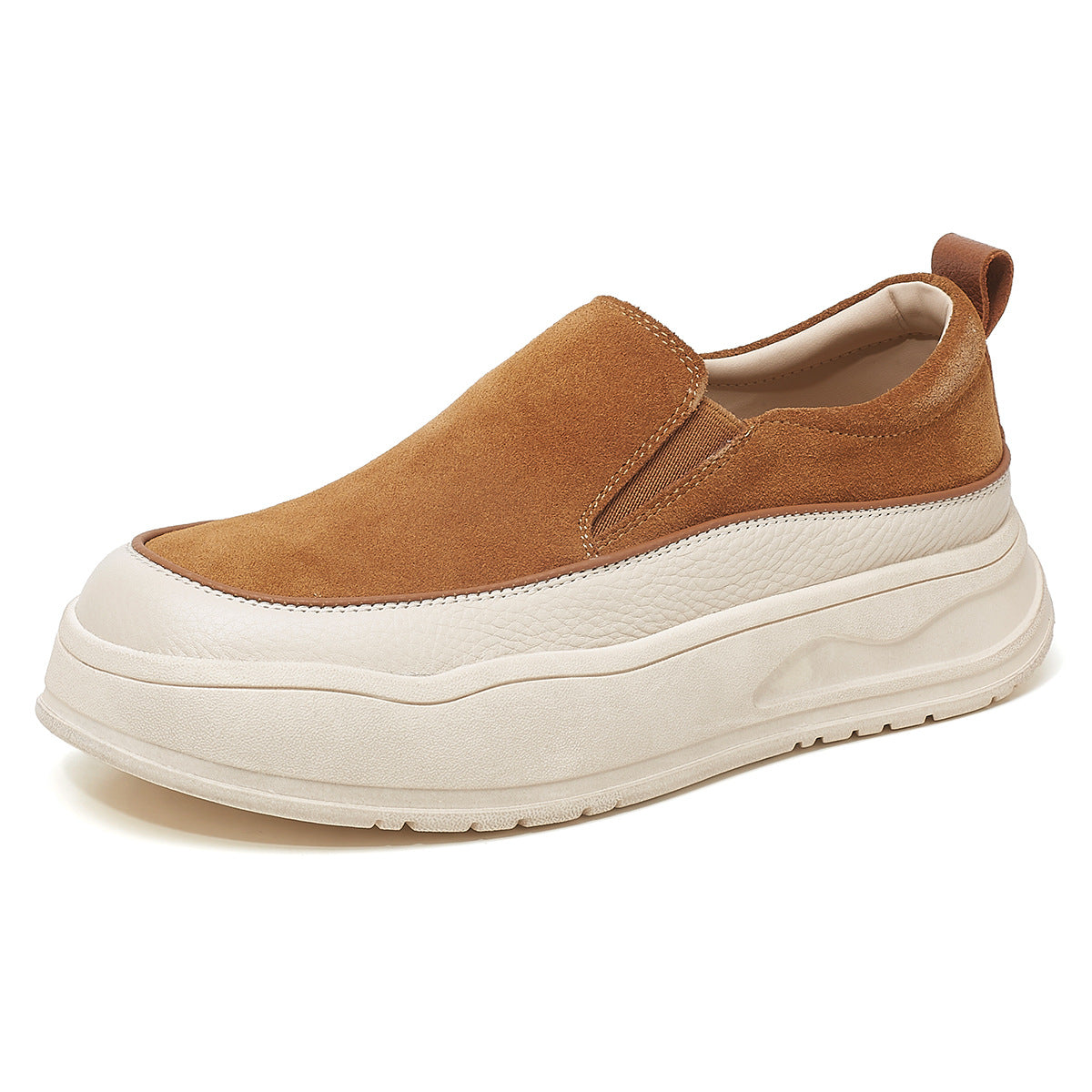 Women's Platform Round Toe Slip-on One Pedal Women's Casual Shoes