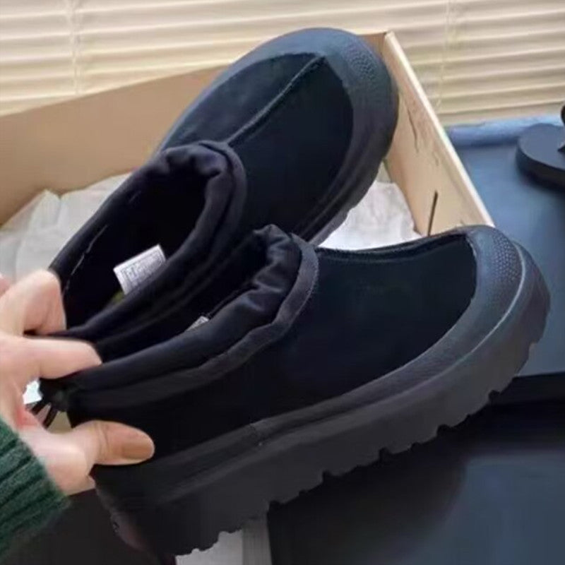 Female Winter Sheep Fur Integrated Fleece-lined Snow Boots