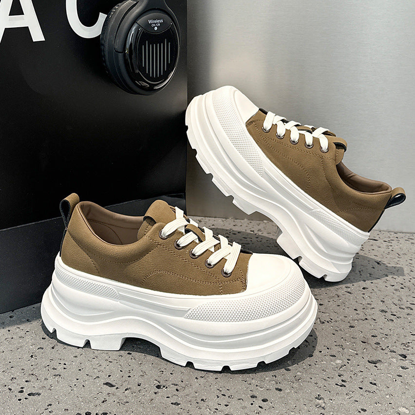 Women's Thick-soled Small Heightened Easy Wear Autumn Versatile Fashion Women's Sports Shoes