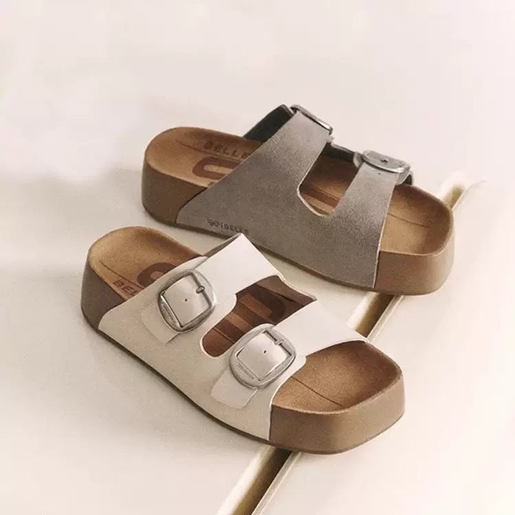 Genuine Toast Thick-soled Beach Outdoor Wear Slippers