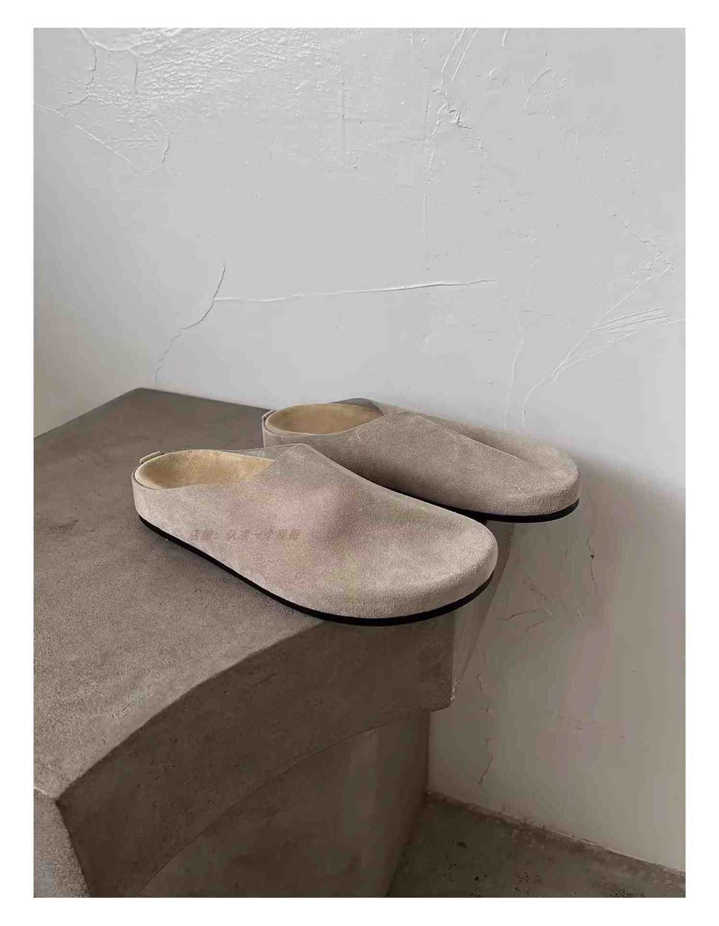 Women's & Men's Vintage Genuine Mules Flat Bottom Comfort Sandals