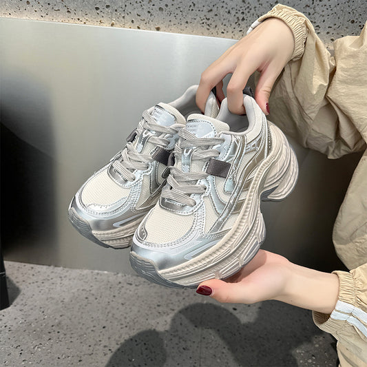 Women's Authentic Clunky Autumn Retro Easy Matching Lightweight Soft Women's Sports Shoes