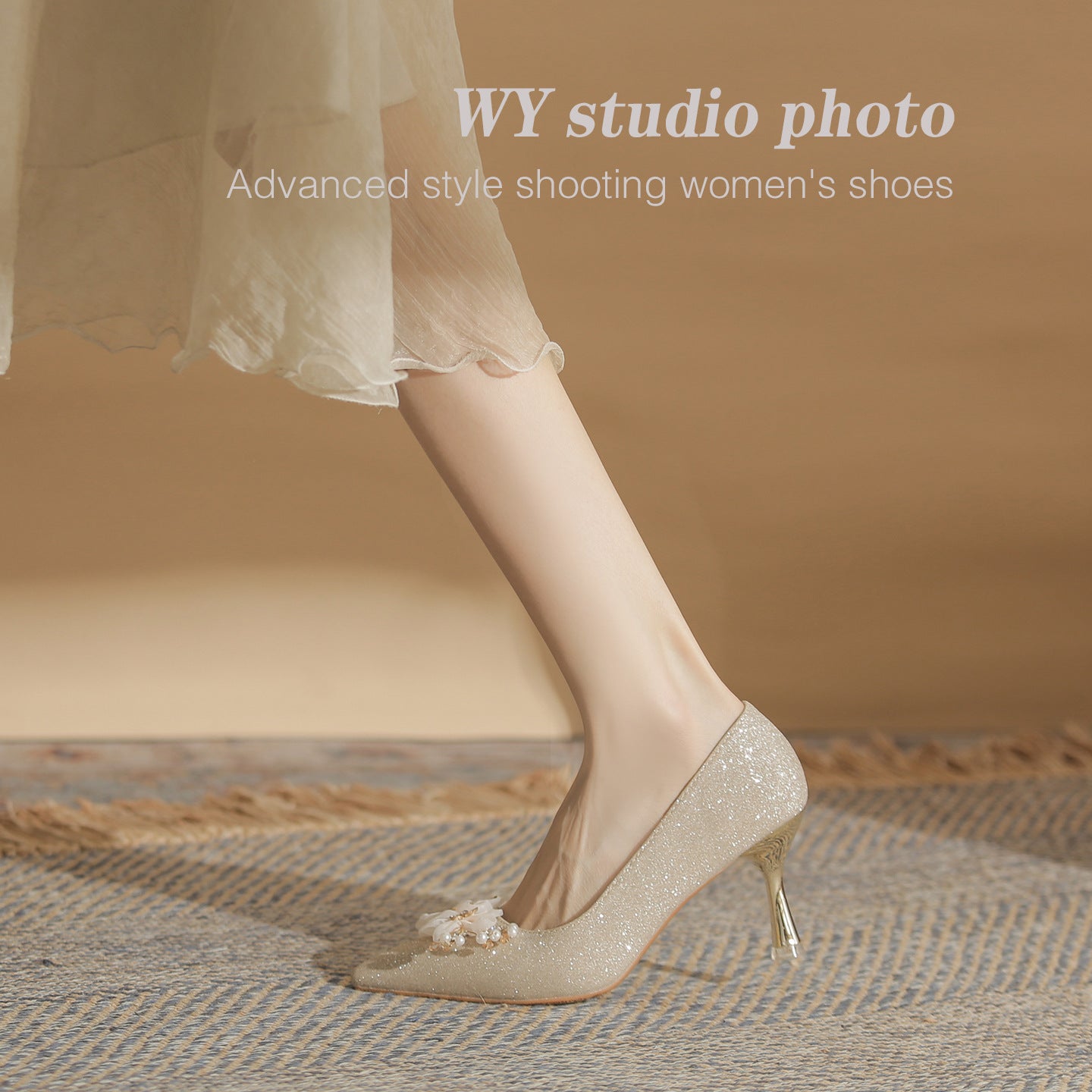 Wedding Dress Two-way Wear Small Size High Bridal Bridesmaid Large Women's Fashion Shoes