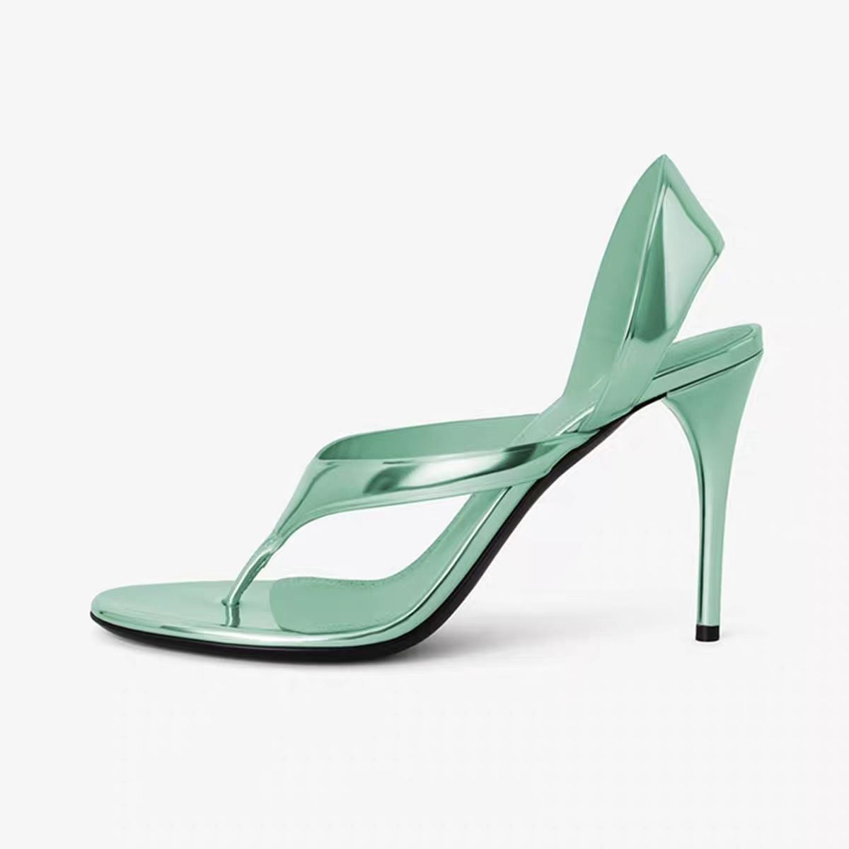 Women's Beautiful Stiletto Round Toe Summer Outdoor High Heeled Sandals