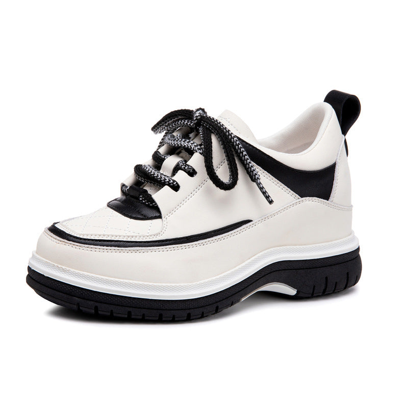 Women's High-grade Classic Style Thick Bottom Small Inner Women's Casual Shoes