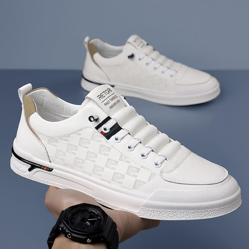 Men's Summer Breathable White Sports Versatile Trendy Soft Casual Shoes