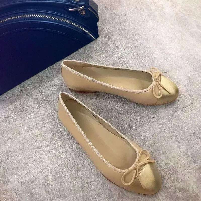 Women's Style Pumps Soft Soled Flats Bowknot Loafers