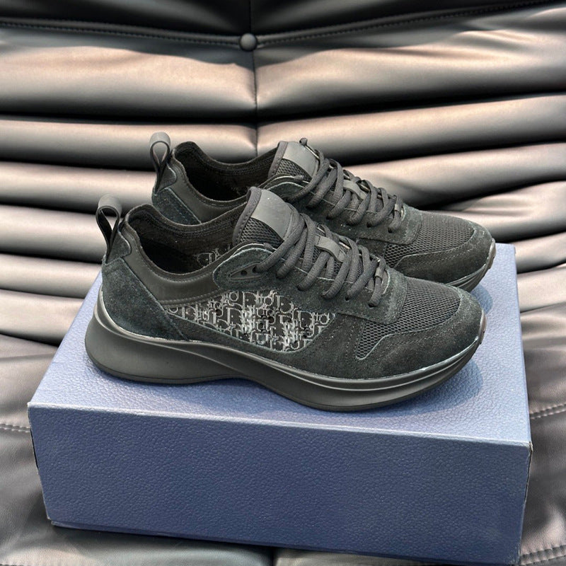 Men's Luxury Ornament Sports Platform Lightweight Shock Sneakers