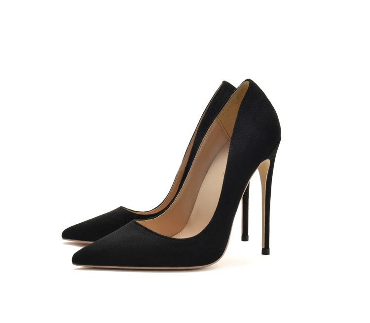 Women's High Stiletto Pointed Toe Suede Girly Women's Fashion Shoes