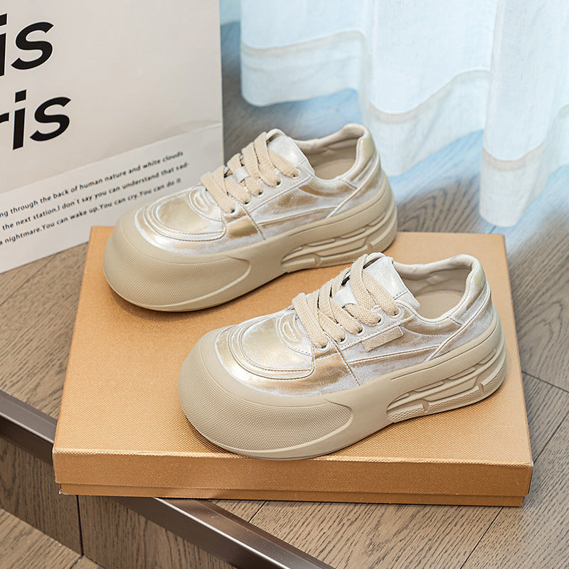 Women's Soft Sole Spring Genuine Platform Women's Shoes