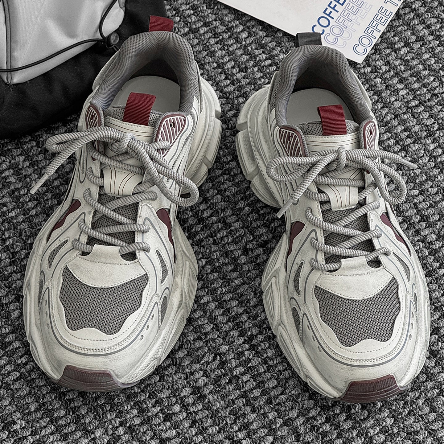 Men's Oversized High-grade Dad Widened Fattened Running Men's Sports Shoes