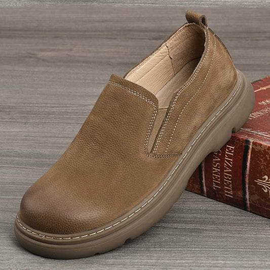 Men's Cowhide Slip-on Summer Daily Commuting Easy Men's Shoes