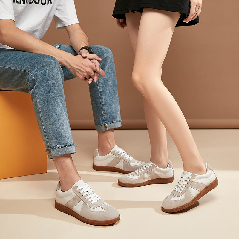 Women's German Training First Layer Cowhide Sheepskin Women's Casual Shoes