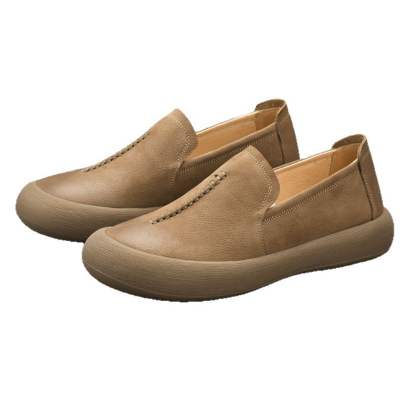 Men's Retro Comfortable Tendon Bottom Flat Pumps Men's Shoes