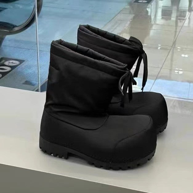 Women's & Men's Big Head Outdoor Thick Bottom Ski Ugly Cute Snow Boots