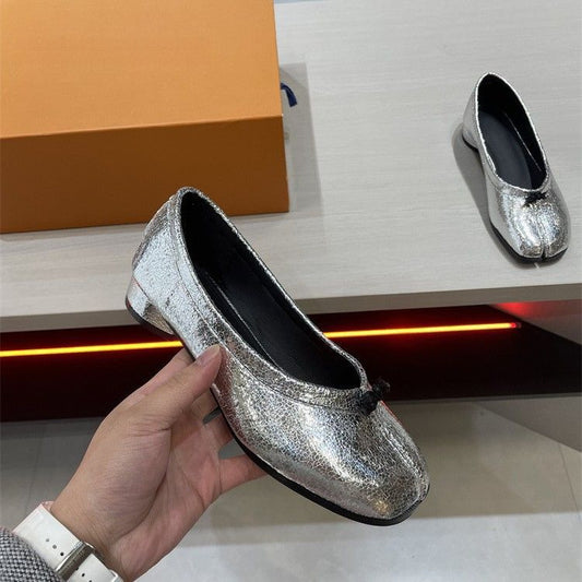 Women's Early Broken Mirror Crack Sier Mid Women's Fashion Shoes