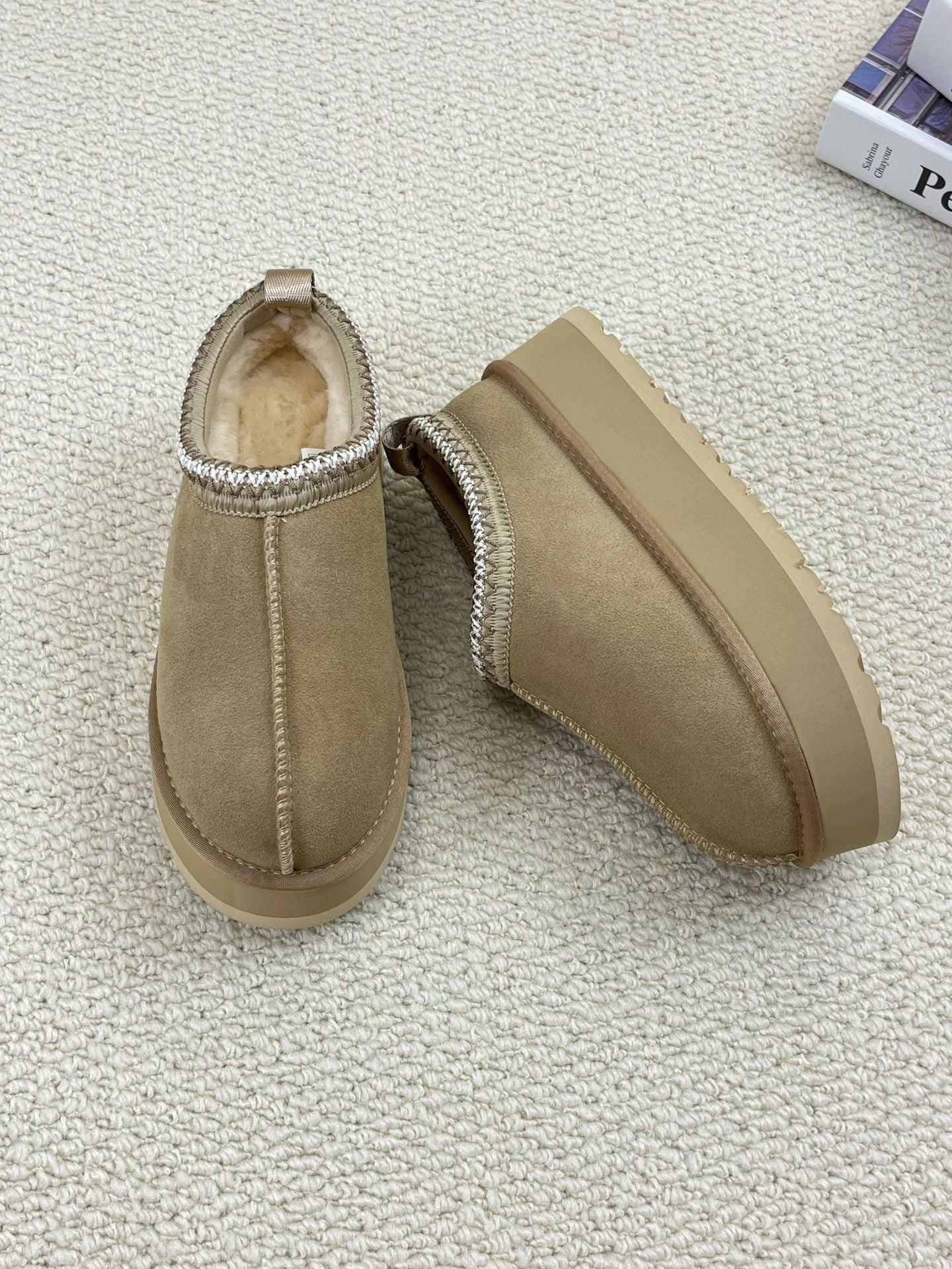 Ankle National Style Height Increasing Plus Women's Snow Boots
