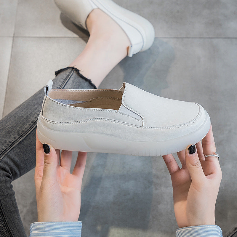 Women's Large Size Leisure Muffin Soft Bottom Women's Casual Shoes