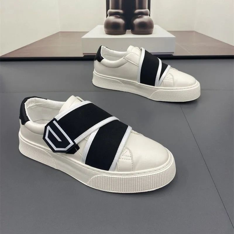 Men's Breathable Versatile Platform Slip-on Magic Stick Sneakers