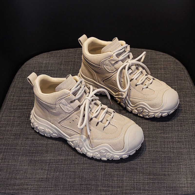 Women's Platform Martin Genuine Summer Short Retro Outdoor Women's Leather Boots