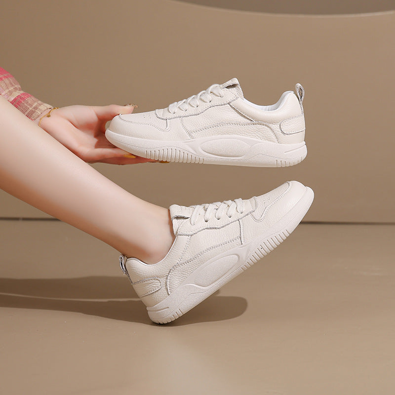 Women's Easy Wear Spring Flat Pumps Fleece-lined Casual Shoes
