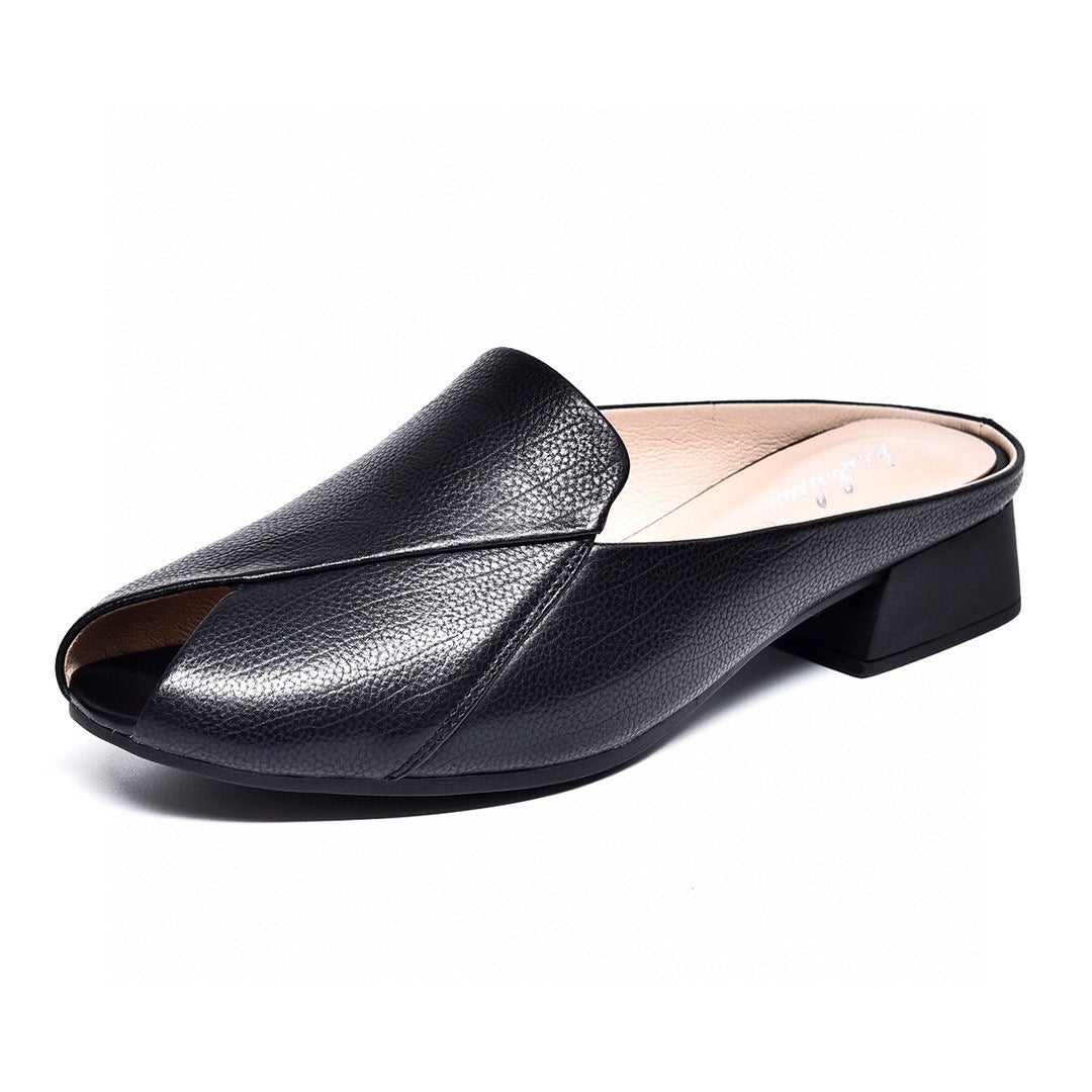 Women's Closed Toe Half Outer Wear Fashion Summer Sandals