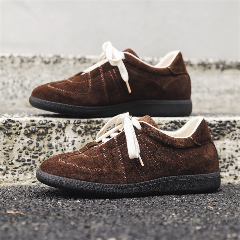 Men's Classy German Army Training Retro Leather Shoes