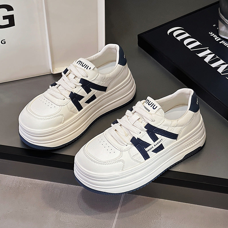 Women's Autumn Platform Heighten Soft Bottom Sports Skate Super Hot Women's Casual Shoes