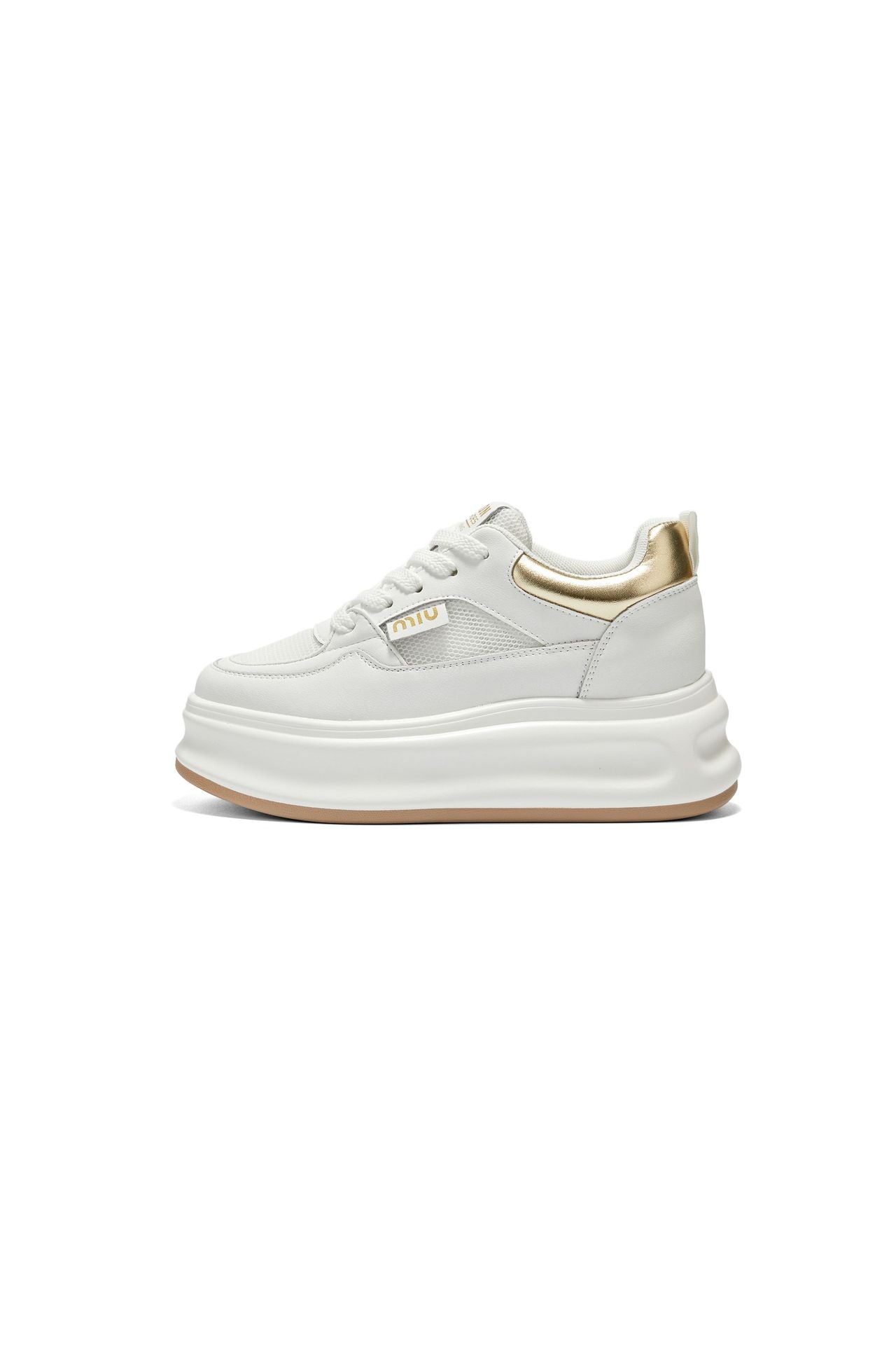 Women's Cowhide Platform Height Increasing Insole Sports Women's Casual Shoes