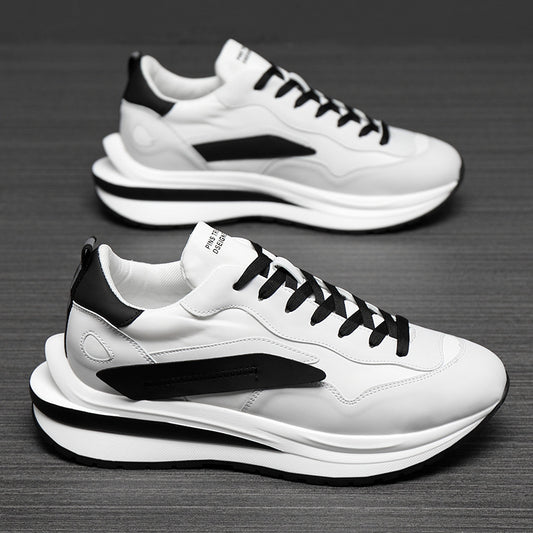 Men's Extra Large Size Breathable White Summer Casual Shoes