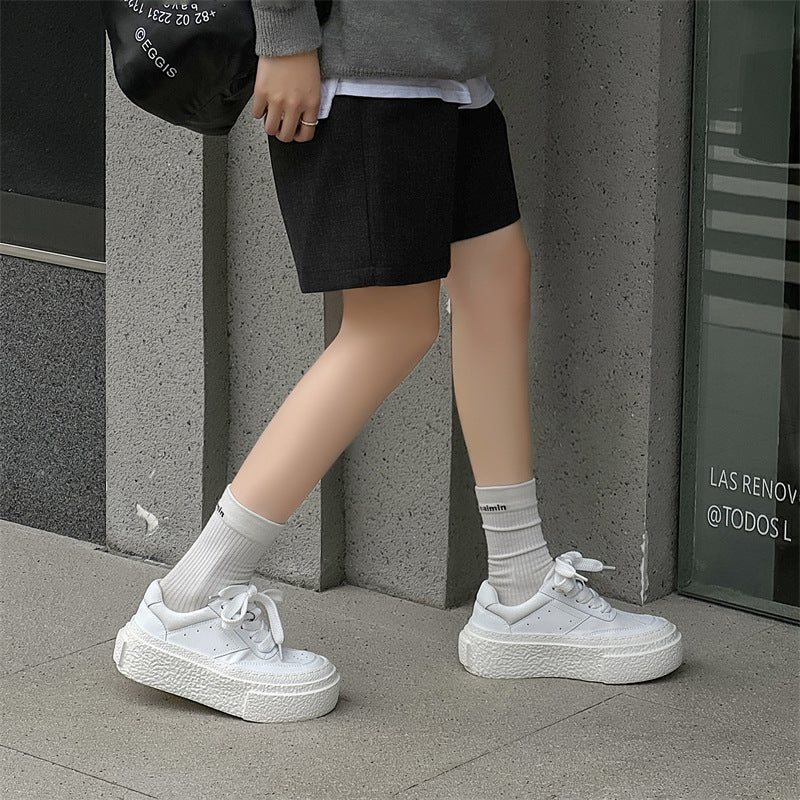 Couple Platform Versatile Breathable Skateboard Light Men's Board Shoes