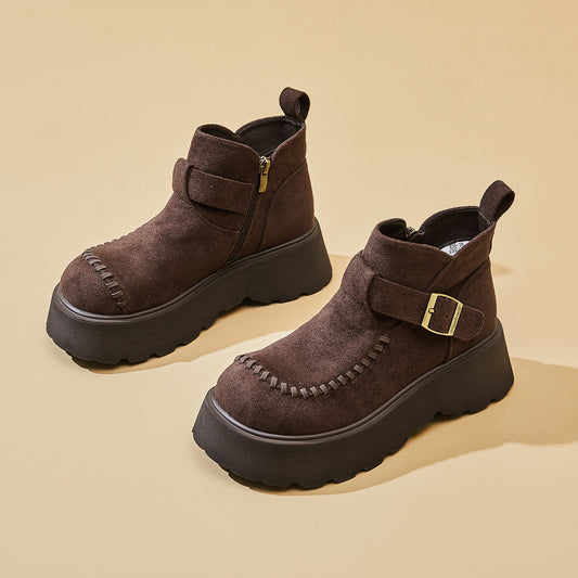 Women's Martin Trendy Autumn Korean Fashion Platform Boots