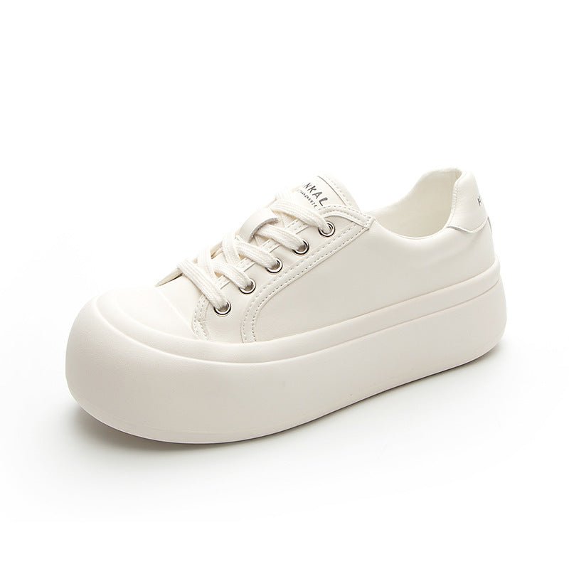 Women's Fashion Round Head Thick Bottom Height Increasing Insole Bread Sports Women's Casual Shoes
