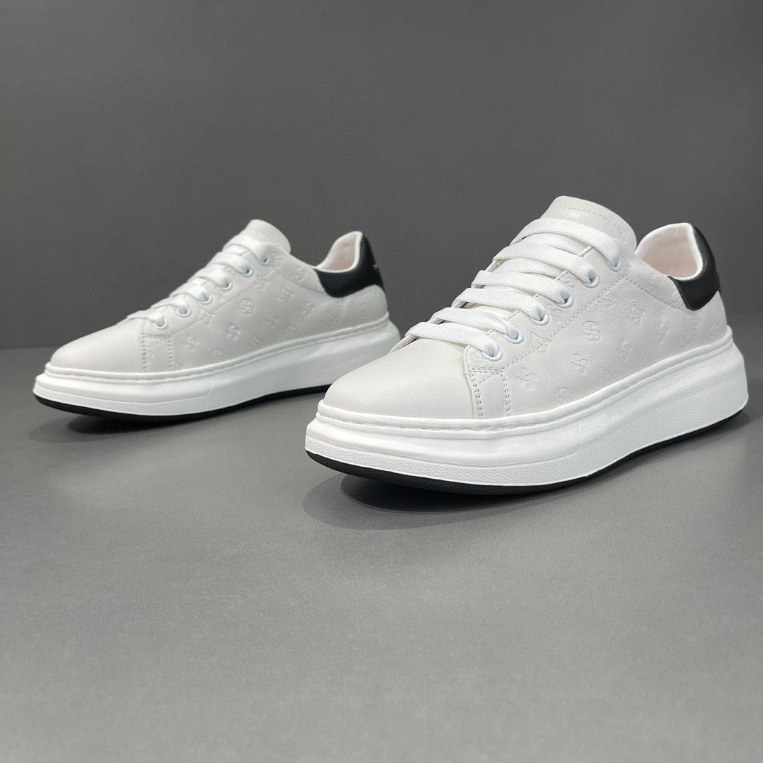 Men's Genuine Summer White High-grade Fashionable Versatile Men's Sports Shoes