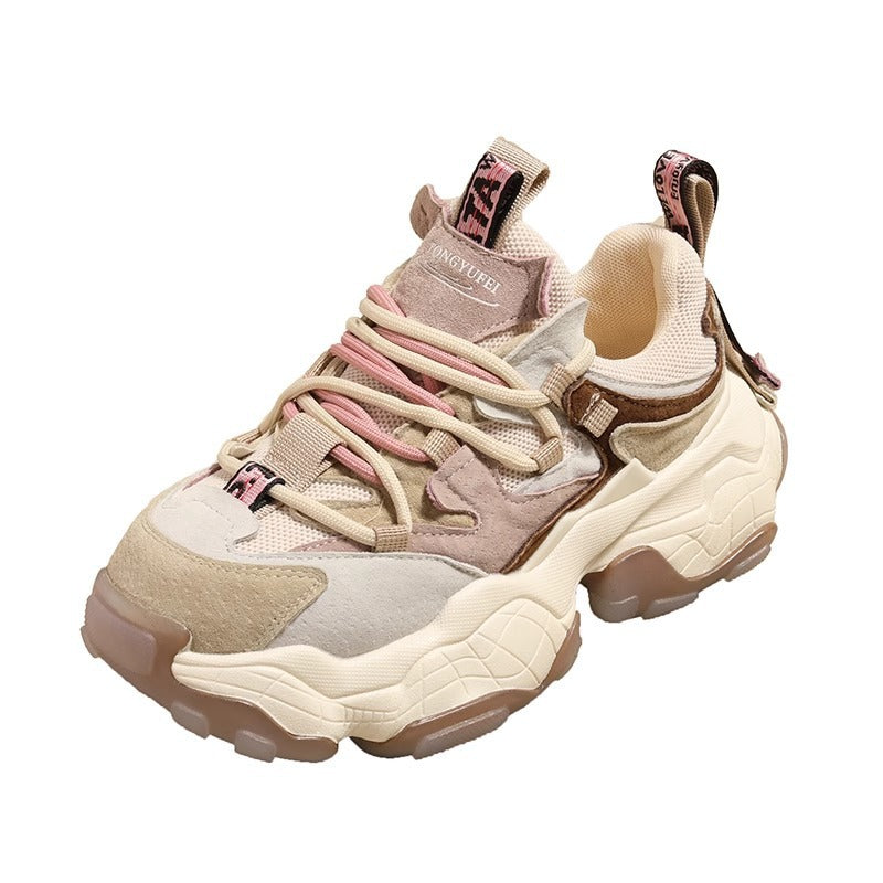 Women's Goods Genuine Elevator Dad Niche Versatile Sneakers