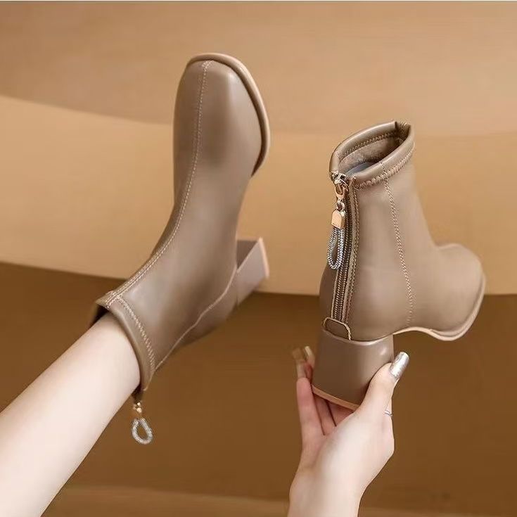 Soft Short With Veet Ankle Female Boots